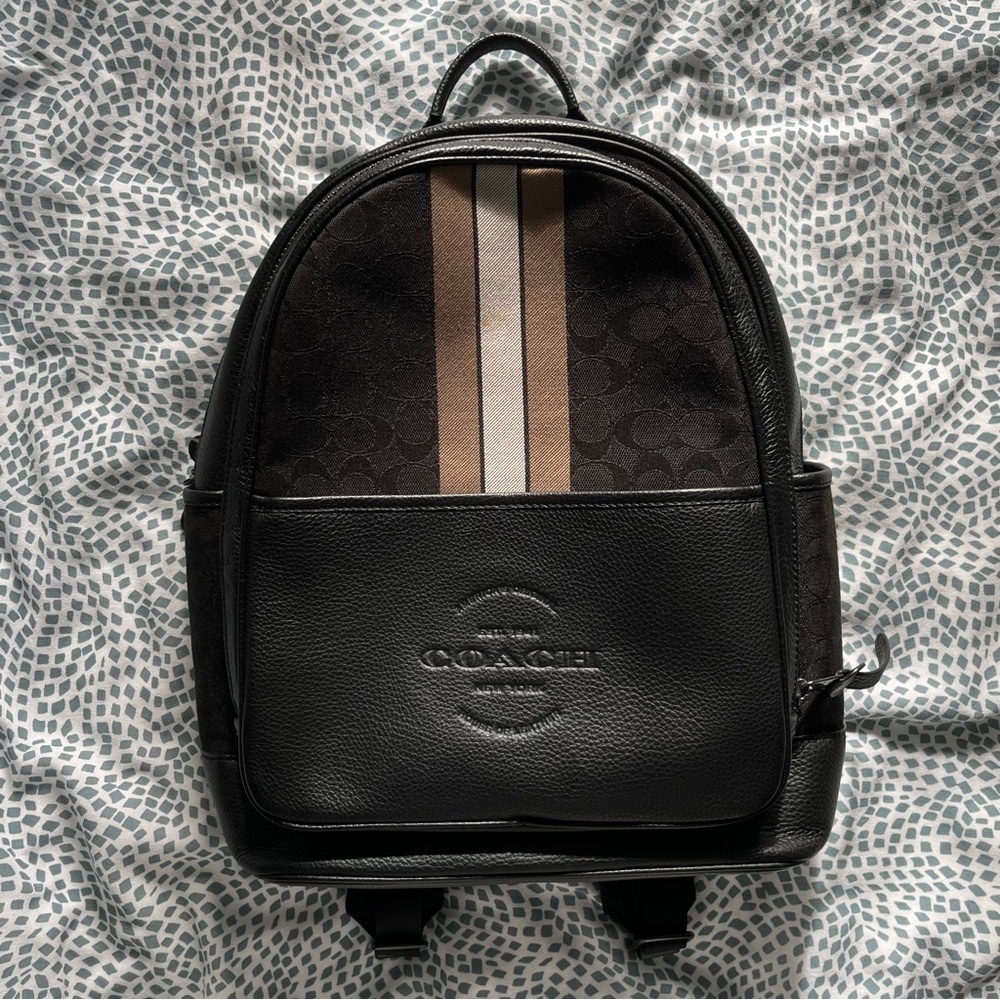 Coach Black and Brown Backpack